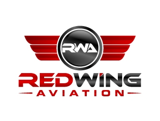 Red Wing Aviation logo design by karjen