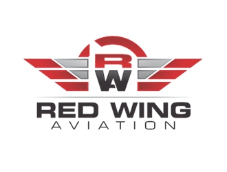 Red Wing Aviation logo design by disenyo
