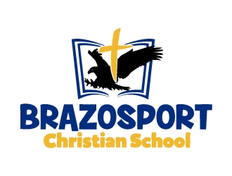 Brazosport Christian School logo design by ElonStark