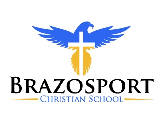 Brazosport Christian School logo design by ElonStark
