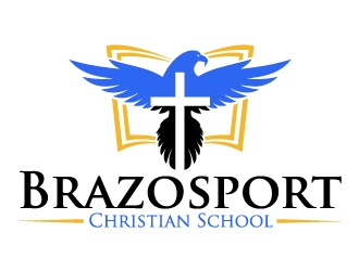 Brazosport Christian School logo design by ElonStark