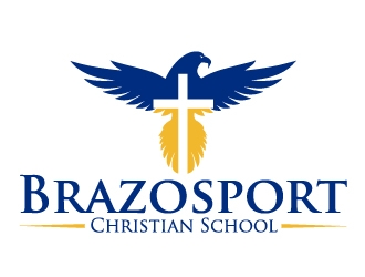 Brazosport Christian School logo design by ElonStark