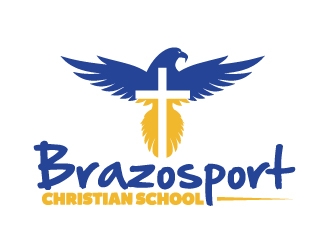 Brazosport Christian School logo design by ElonStark