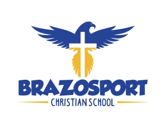 Brazosport Christian School logo design by ElonStark