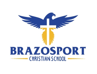 Brazosport Christian School logo design by ElonStark