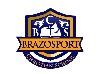 Brazosport Christian School logo design by art-design