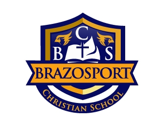 Brazosport Christian School logo design by art-design