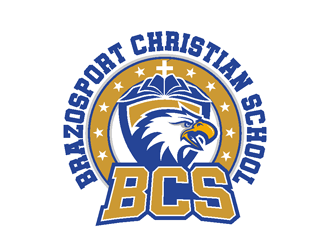 Brazosport Christian School logo design by coco