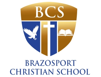 Brazosport Christian School logo design by PMG