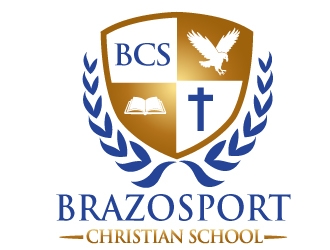 Brazosport Christian School logo design by PMG