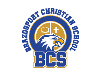 Brazosport Christian School logo design by coco