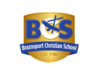 Brazosport Christian School logo design by dondeekenz