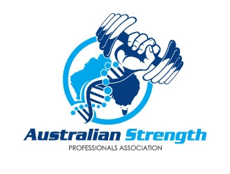 Australian Strength Professionals Association logo design by Suvendu