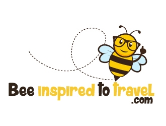 Bee inspired to travel logo design by ElonStark