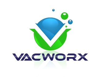 Vacworx logo design by fantastic4