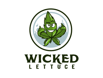 Wicked Lettuce logo design by firstmove