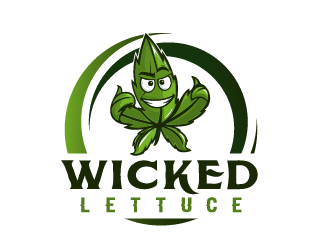 Wicked Lettuce logo design by firstmove