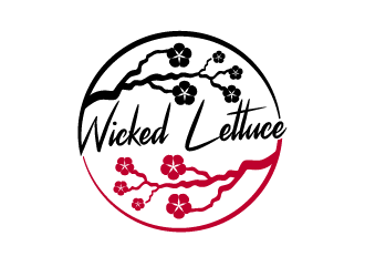 Wicked Lettuce logo design by justin_ezra