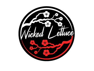 Wicked Lettuce logo design by justin_ezra
