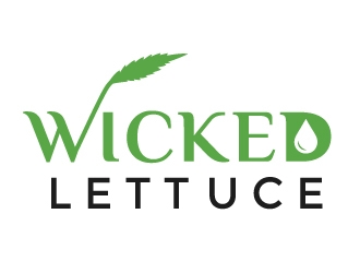 Wicked Lettuce logo design by MonkDesign