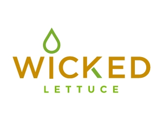 Wicked Lettuce logo design by MonkDesign