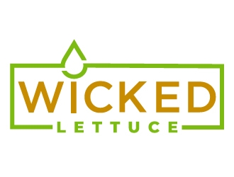 Wicked Lettuce logo design by MonkDesign