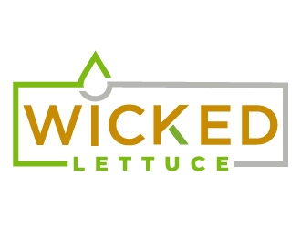 Wicked Lettuce logo design by MonkDesign