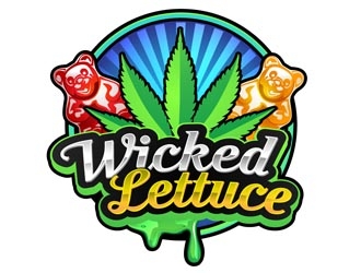 Wicked Lettuce logo design by DreamLogoDesign