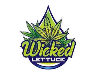 Wicked Lettuce logo design by DreamLogoDesign