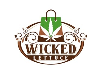 Wicked Lettuce logo design by DreamLogoDesign