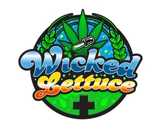 Wicked Lettuce logo design by DreamLogoDesign