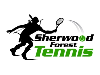 Sherwood Forest tennis logo design by MAXR