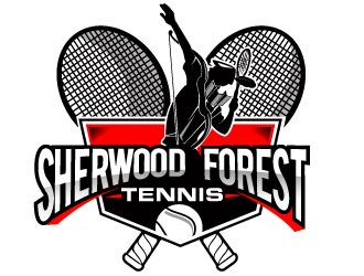 Sherwood Forest tennis logo design by Suvendu