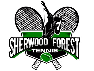 Sherwood Forest tennis logo design by Suvendu