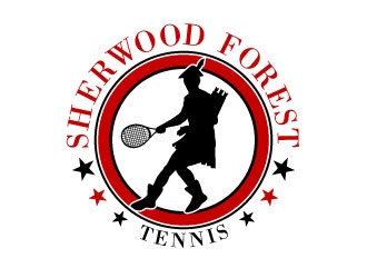 Sherwood Forest tennis logo design by uttam