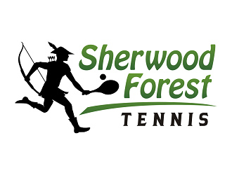 Sherwood Forest tennis logo design by haze