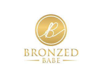 Bronzed Babe  logo design by BlessedArt