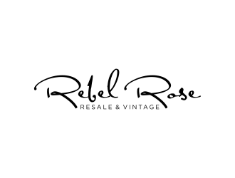 Rebel Rose - Resale & Vintage logo design by dewipadi
