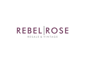 Rebel Rose - Resale & Vintage logo design by bricton