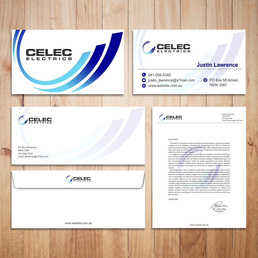 CELEC Electrics logo design by Kindo