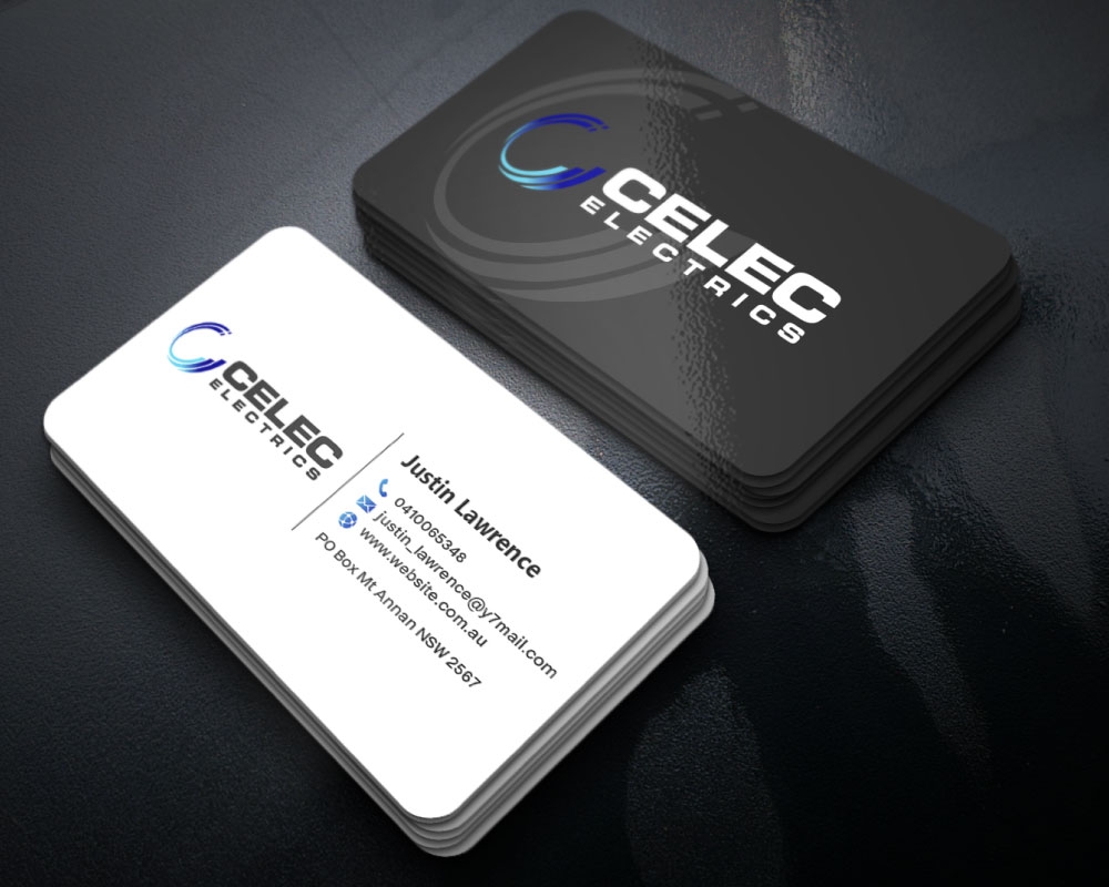 CELEC Electrics logo design by Boomstudioz