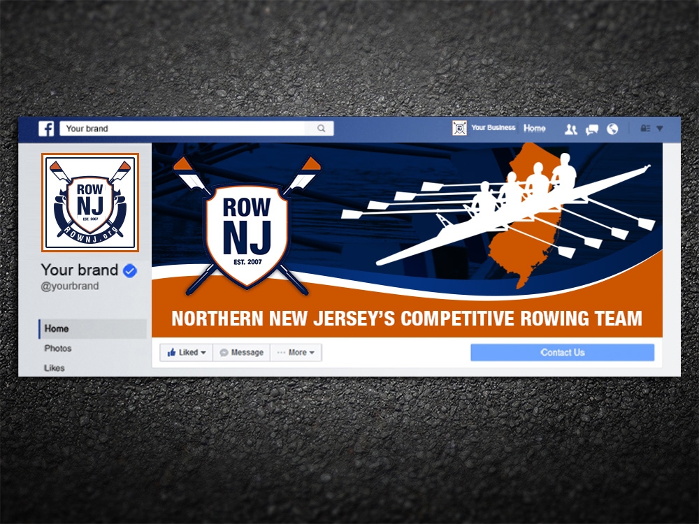 Row New Jersey or Row NJ logo design by mattlyn