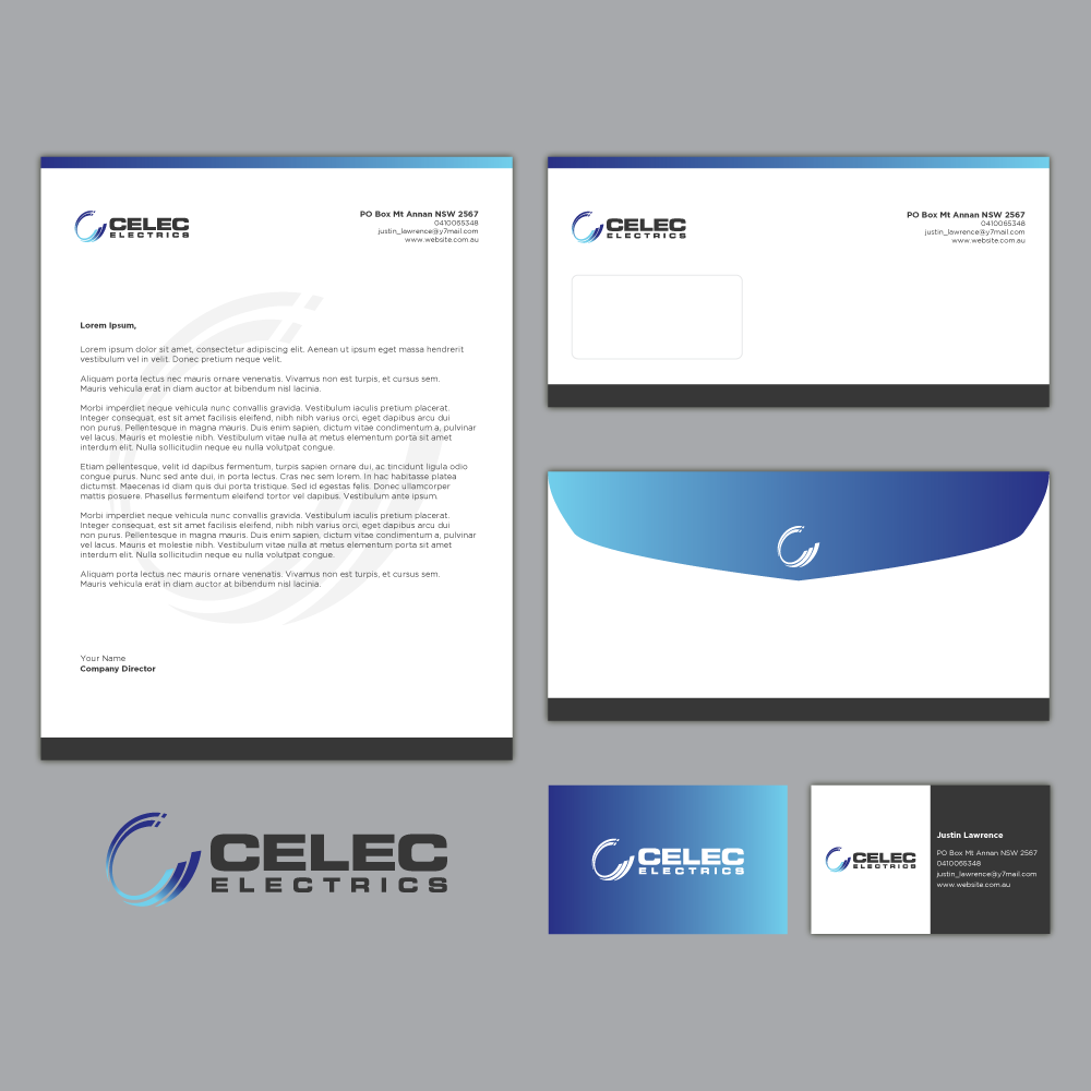CELEC Electrics logo design by WRDY