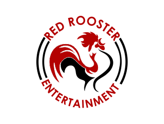 Red Rooster Entertainment logo design by giphone