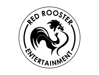 Red Rooster Entertainment logo design by giphone