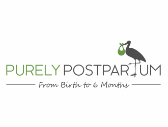 Purely Postpartum logo design by hidro