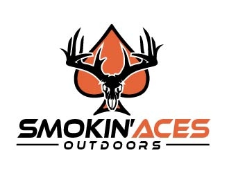 Smokin’ Aces Outdoors logo design by shravya