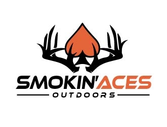 Smokin’ Aces Outdoors logo design by shravya