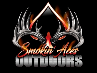 Smokin’ Aces Outdoors logo design by Suvendu