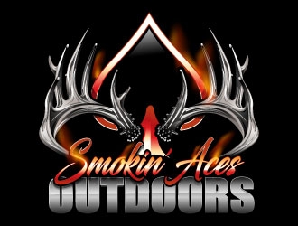 Smokin’ Aces Outdoors logo design by Suvendu